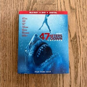 47 Meters Down: Uncaged Blu-ray + DVD + Digital - Blue Cover